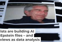 Redacted documents from the Jeffrey Epstein files can fuel conspiracy thinking. Brendan Smialowski via Getty Images